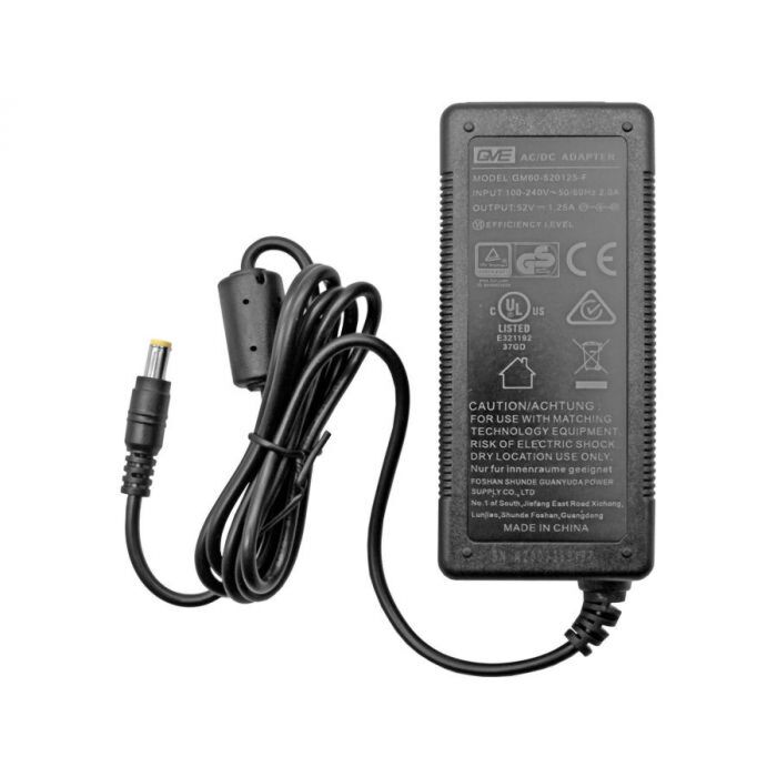 Scoop 52VDC 60W PSU Without IEC Cable | PSU-52V60W