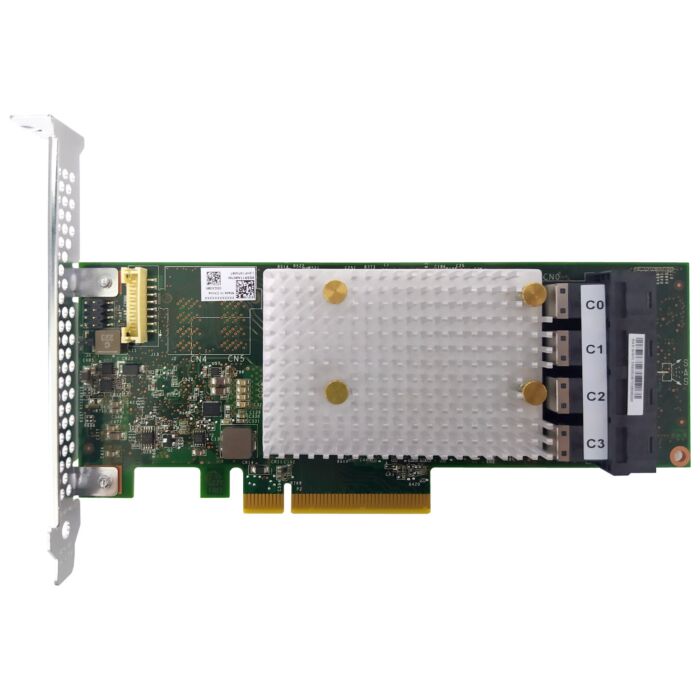 A Lenovo ISG RAID 9350-16i with 4GB Flash storage device.