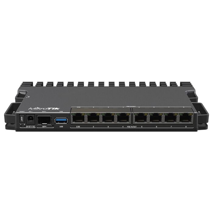 MikroTik 7 Gigabit 1x 2.5Gbps 1SFP+ 4 Core PoE Router 