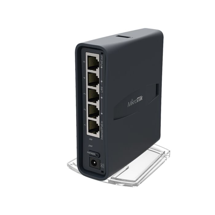 MikroTik hAP ac Lite Tower 5 Port Ethernet 750Mbps WiFi 5 Router 