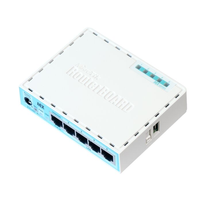 MikroTik hEX 5 Port Gigabit Desktop Router 