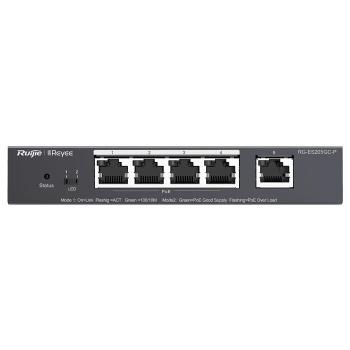 Reyee 5 Port Gigabit with 4 PoE 54W Layer 2 Smart Switch
