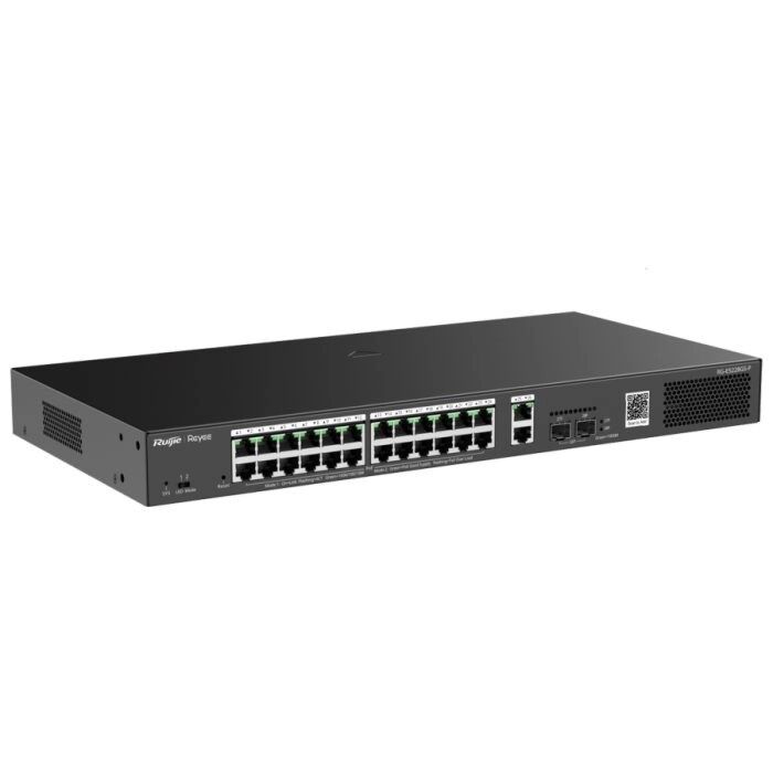 Reyee 26 Port Gigabit with 24 PoE 370W 2SFP Managed Switch | RG-ES228GP