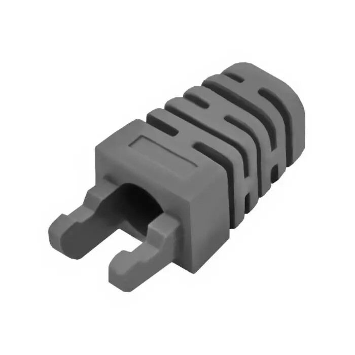 Linkbasic RJ45 Grey Crimp Boot - (50 Per Pack)