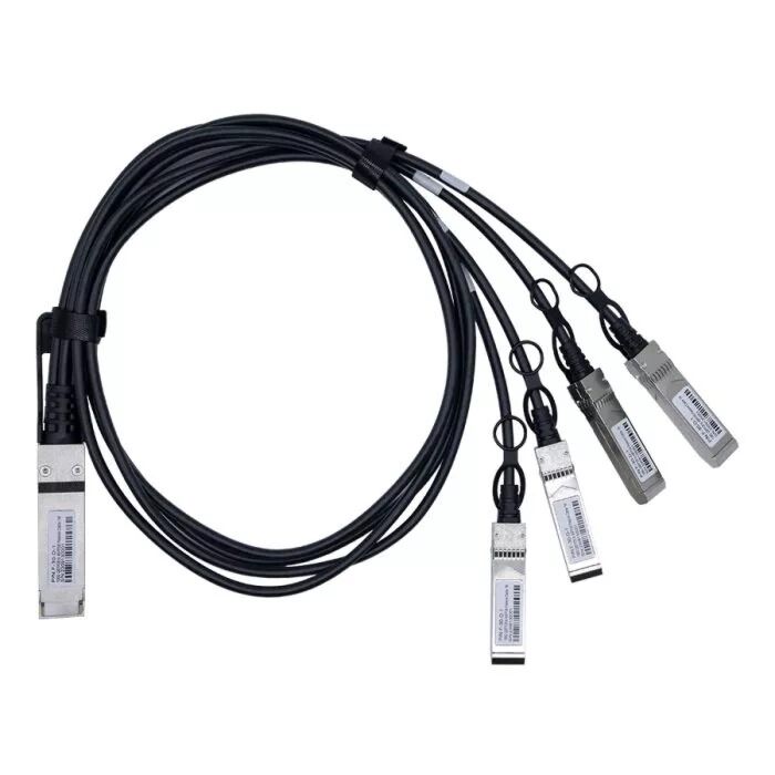 Linkbasic Breakout Cable 1M 1 QSFP28 to 4 SFP28 Uplink Cable | SFP-DQB100
