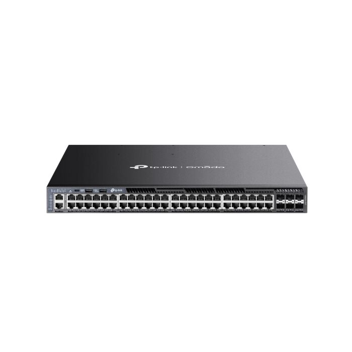 TP-Link Omada 48-PortGigabit Stackable L3 Managed PoE+ Switch with 6 10GE SFP+ Slots | SG6654XHP