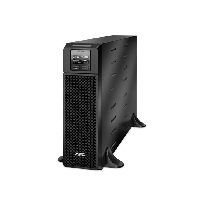 APC Online SRT 5000VA/ 5KVA 4500W UPS Tower/Rack Rack mount included: No Rack type: 3U Network card:Yes Battery:Yes Battery type: VRLA Warranty: 3 years on UPS, 2 years on batteries Notes: Rail kit SRTRK2 sold separately