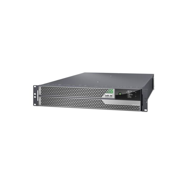 APC Smart-UPS Ultra On-Line, 5000VA, Lithium-ion, Rack/Tower 2U, 230V, 6 C13 + 4 C19 IEC outlets, Network Card, Extended runtime, W/rail kit