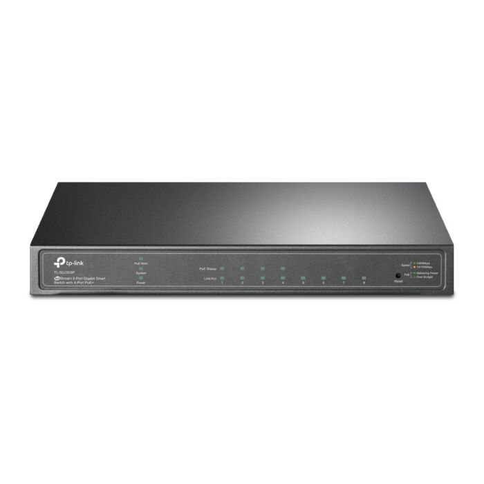 TP-LINK Jetstream 8-Port Gigabit Smart Switch With 4-Port Poe+ | TL-SG2008P