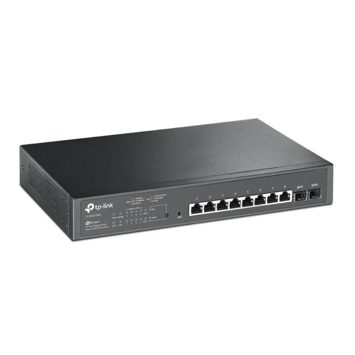 TP-LINK Sg2210Mp Jetstream 10-Port Gigabit Smart Switch With 8-Port Poe+ | TL-SG2210MP