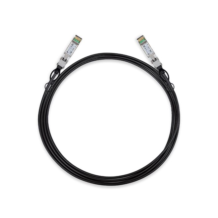 TP-Link Omada 3M Direct Attach SFP+ Cable for 10 Gigabit Connections | SM5220-3M
