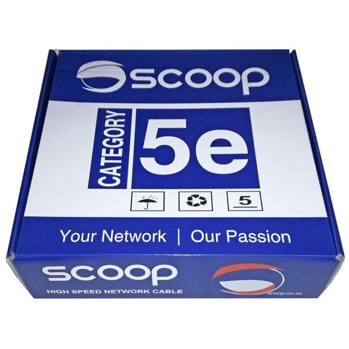 100m Box Cat5e CCA Grey UTP Network Cable