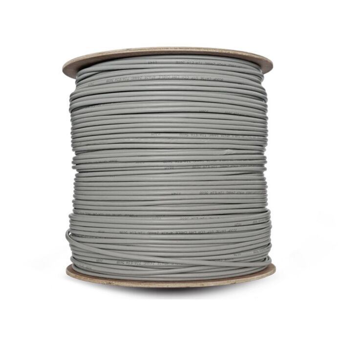 500m Drum Cat5e CCA Grey UTP Network Cable