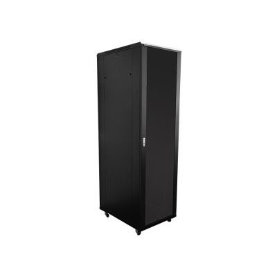 Linkbasic 42U Standing Server Cabinet, 800 mm Depth, 4 Fans, 3 Shelves, Flat-Packed
