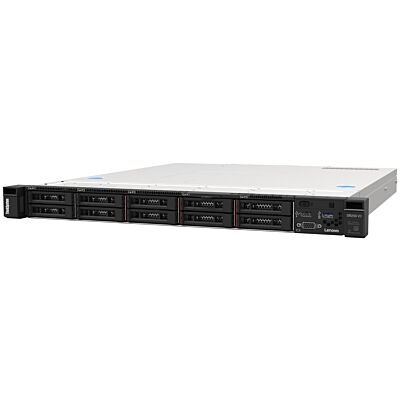 Lenovo ThinkSystem SR250 V3 Rack Server – Xeon E-2436, 32GB DDR5, RAID 5350-8i, 8x2.5" Backplane, XCC2 Platinum, 800W PSU