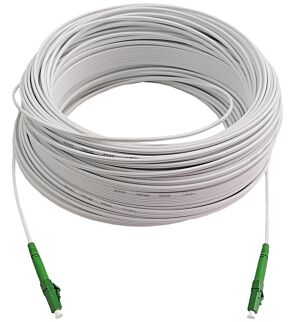 Scoop Fiber Outdoor Drop Cable 90M LC-LC APC 1Core