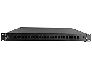 Scoop 24 Port Fiber Sliding Patch Panel Blank