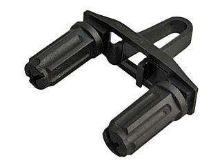 Rackstuds Duo Rack Mount Fasteners - 2.2 mm / 3.2 mm, 20-Pack Black