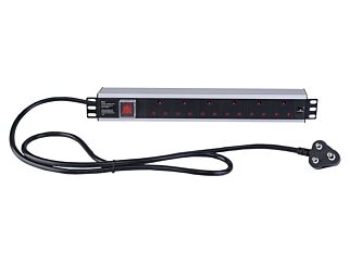 6-Way Rack-Mount PDU South African Plug 19-inch IT Power Strip - CAB-P06