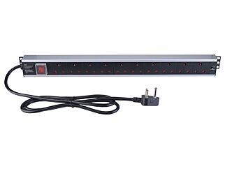 10-Way Rack-Mount PDU South African Plug 19-inch IT Power Strip - CAB-P10
