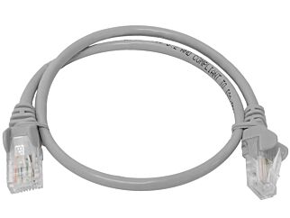CAT5e 0.5m Patch Leads Pack of 10 | Cattex | Grey