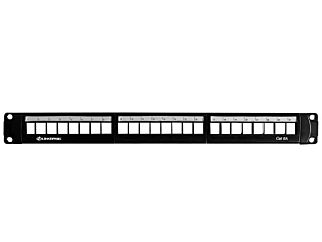 24 Port Cat6a Patch Panel Keystones Included