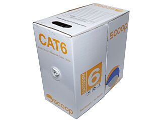 305m Box Cat6 CCA White UTP Network Cable