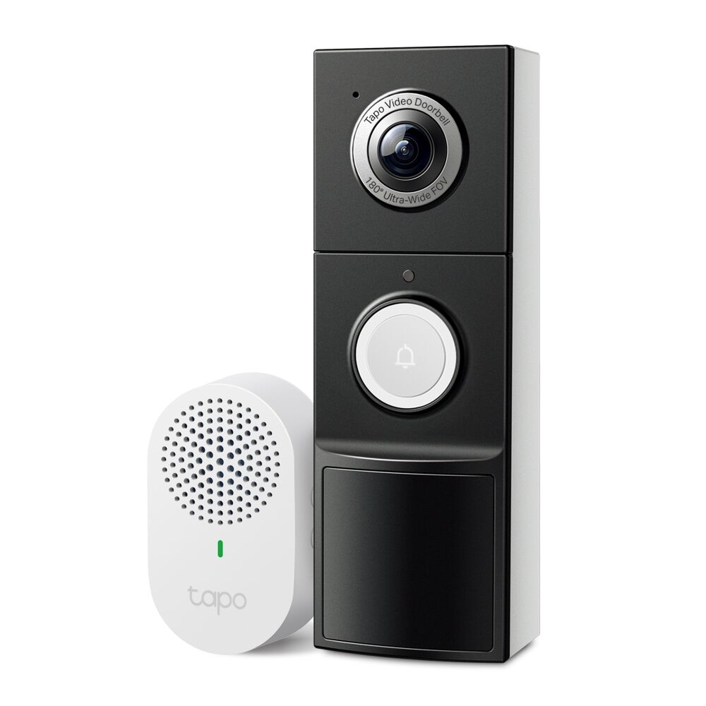TP-Link Tapo D235 2K 5MP Smart Video Doorbell (Battery or Wired) 