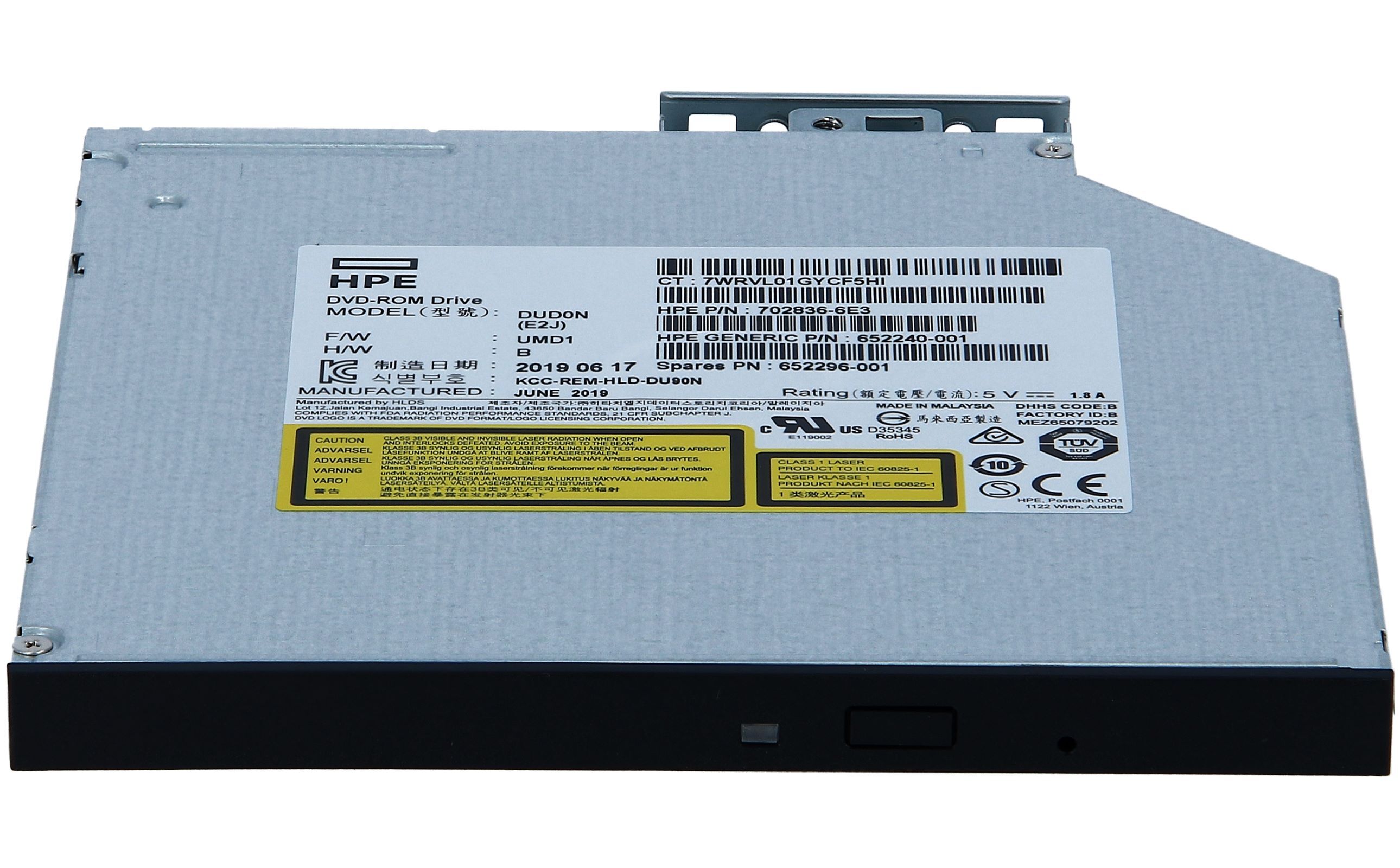 HP 9.5mm SATA DVD-ROM Optical Drive | 726536-B21