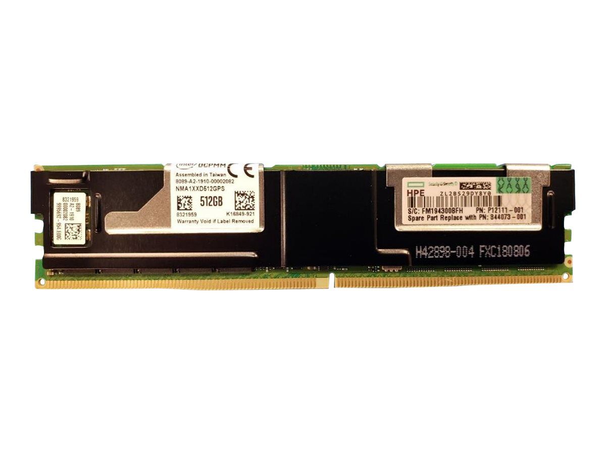HPE 512GB 2666 Persistent Memory Kit featuring Intel Optane DC | 835810-B21