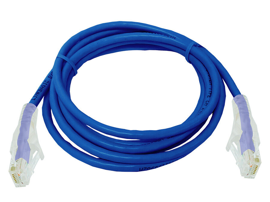 CAT6 2 Meter UTP Patchleads / Flyleads Blue - (10 Per Pack) | FLY-6-2B