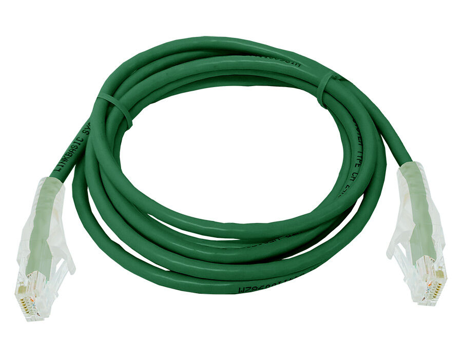 CAT6 2 Meter UTP Patchleads / Flyleads Green - (10 Per Pack) | FLY-6-2G