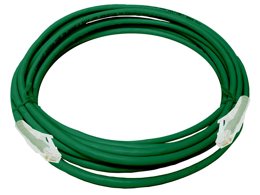 CAT6 5 Meter UTP Patchleads / Flyleads Green - (10 Per Pack) | FLY-6-5G