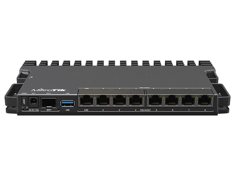 MikroTik 7 Gigabit 1x 2.5Gbps 1SFP+ 4 Core PoE Router | RB-5009UPSIN