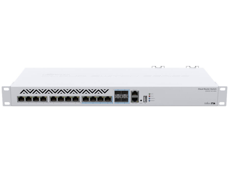 MikroTik Cloud Router Switch 8 Port 10Gbps 4SFP+/10Gbps Ports  | RB-CRS312