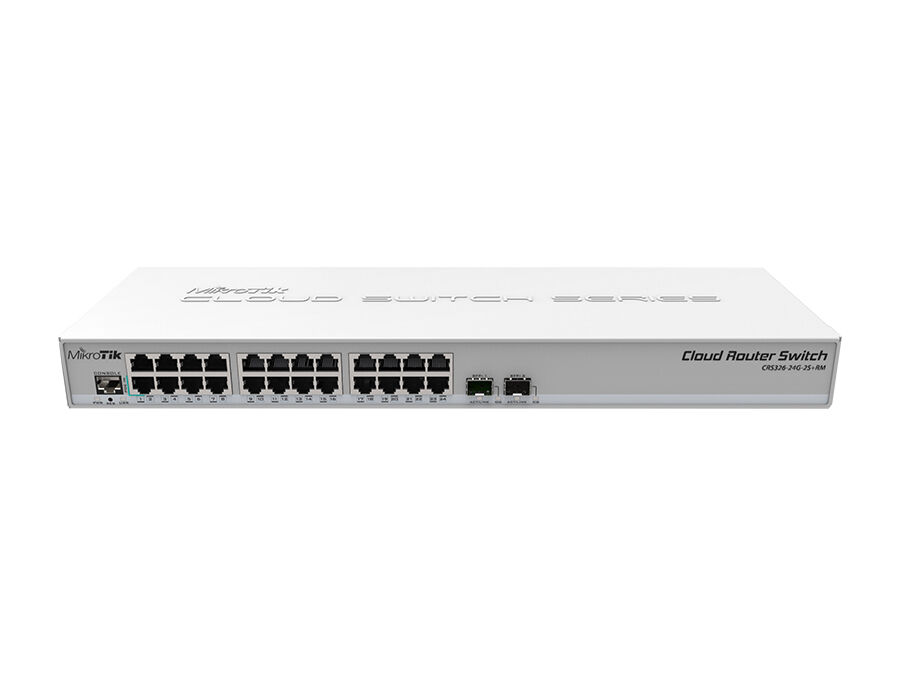 MikroTik Cloud Router Switch 24 Port Gigabit 2SFP+ | RB-CRS326