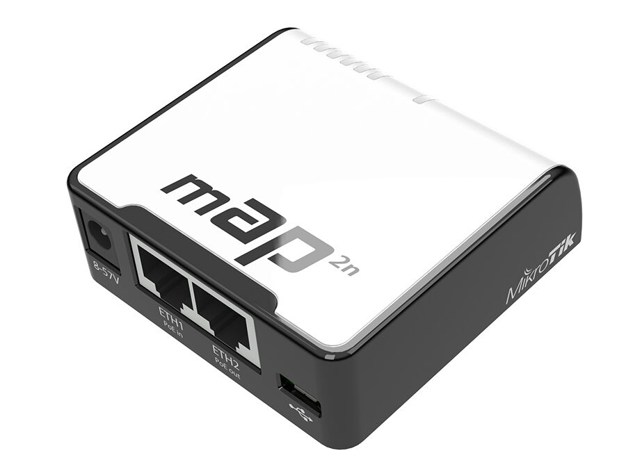 MikroTik mAP 2.4GHz  1.2dBi USB PoE WiFi AP  | RB-MAP