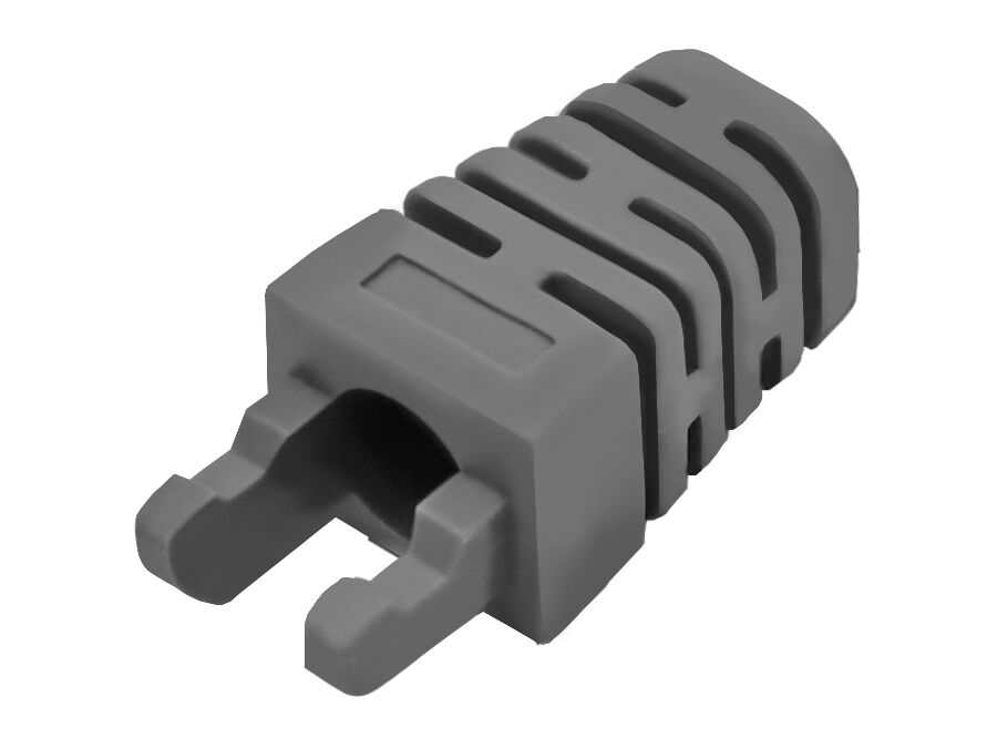 Linkbasic RJ45 Grey Crimp Boot - (50 Per Pack) | RJ45CB