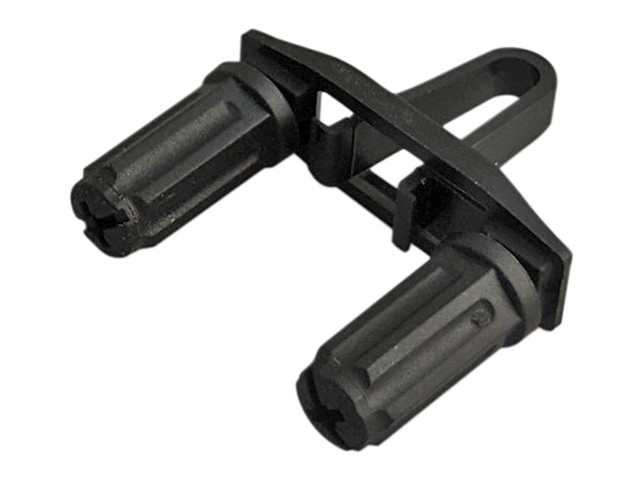 Rackstuds Duo Rack Mount Fasteners – 2.2 mm / 3.2 mm, 20-Pack (Black)