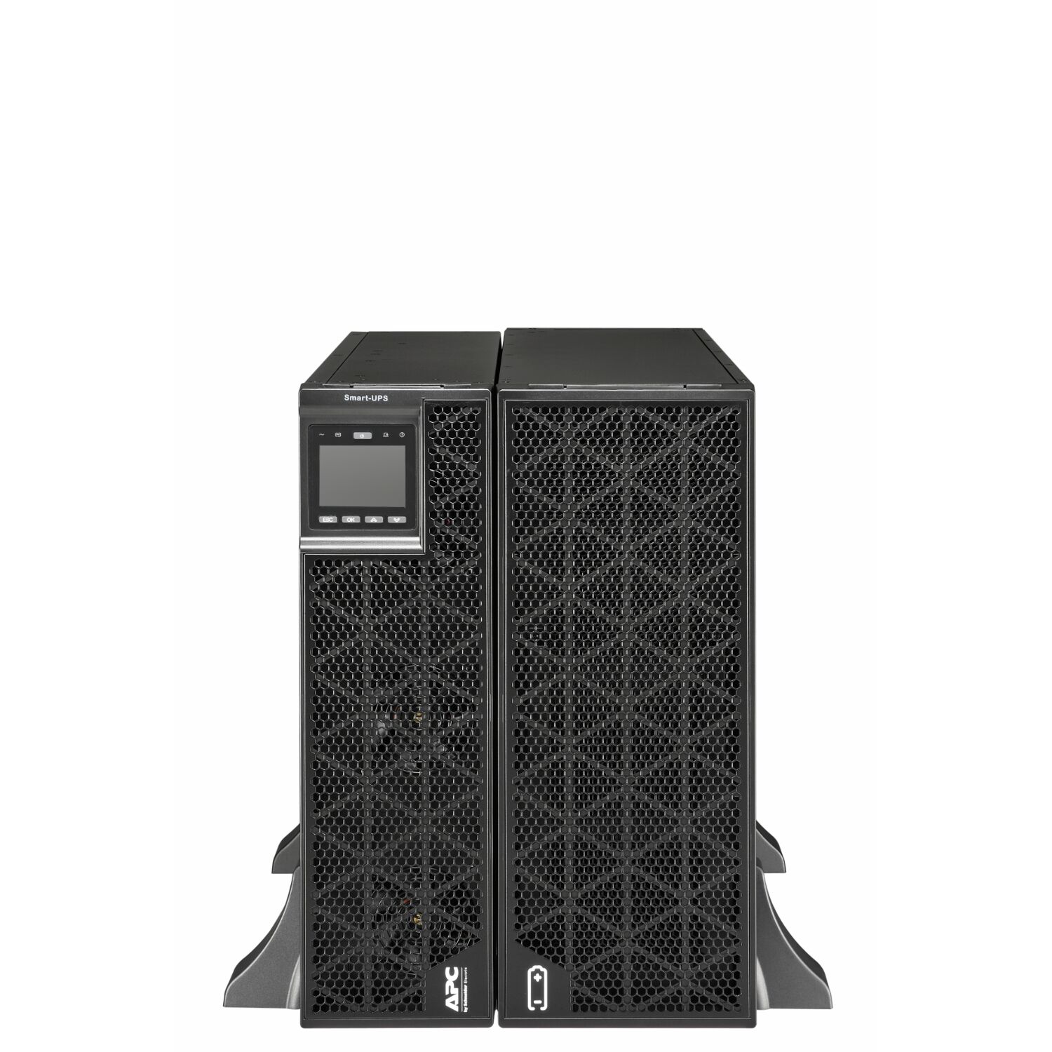 APC Smart-UPS On-Line, 20kVA/20kW, Rack/Tower, 230V/380V...415V, Hard wire 5-wire(3P+N+E)+3-wire(1P+N+E), Network Card, W/O rail kit | SRTG20KXLI