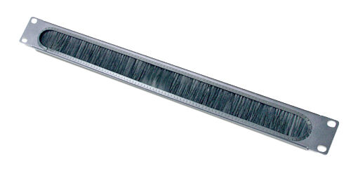 1U Cable Pass-Thru w/ Brush Strip Black | AR8429