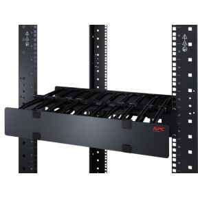 APC 2U Horizontal Cable Manager 6in Fingers | AR8606