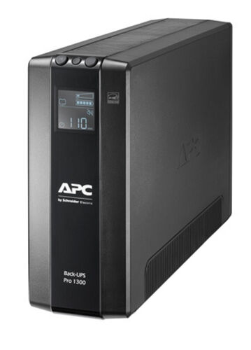 APC Back-UPS Pro, 1300VA/780W, Tower, 230V, 8x IEC C13 outlets, AVR, LCD, User Replaceable Battery | BR1300MI