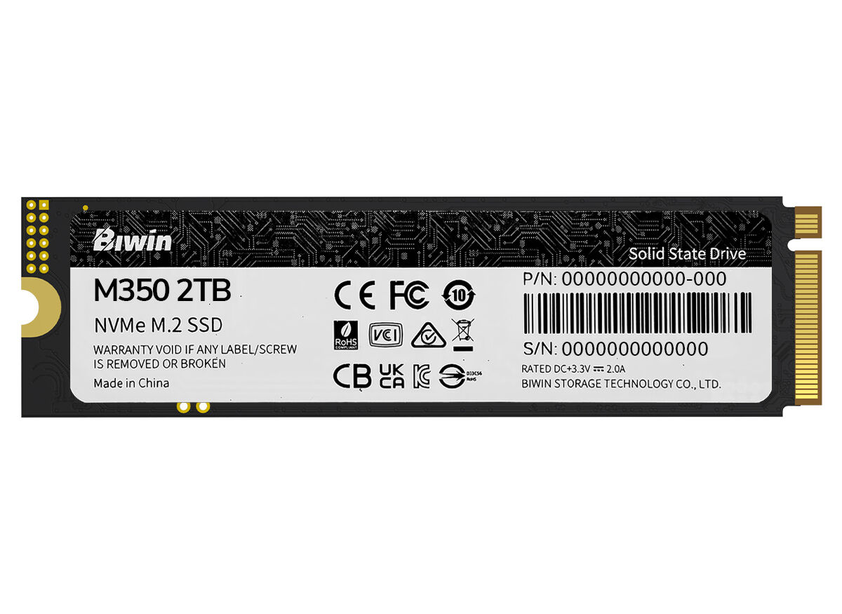 Biwin 2TB PCIe 4.0 M.2 2280 SSD | BM350NN02TB-RGX