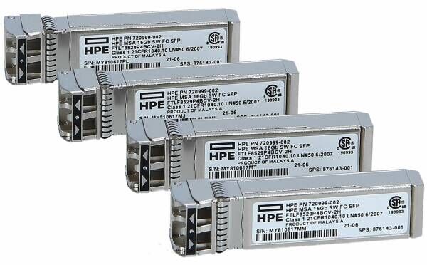 HP MSA 16Gb Short Wave Fibre Channel SFP+ 4-pack Transceiver | C8R24B