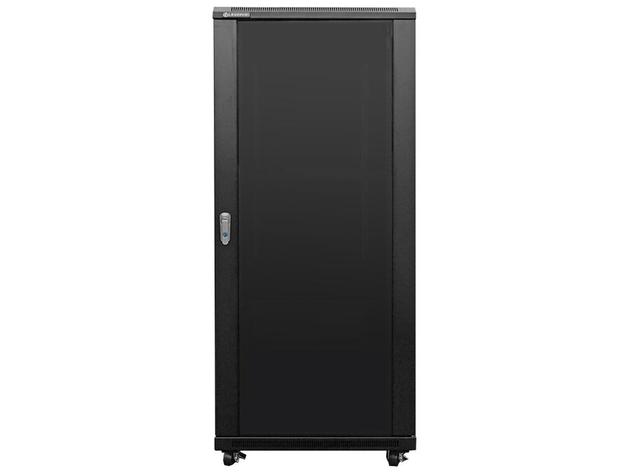 27U Standing Server Rack Cabinet – 800mm Deep with 4 Fans & 2 Shelves (Flatpacked)