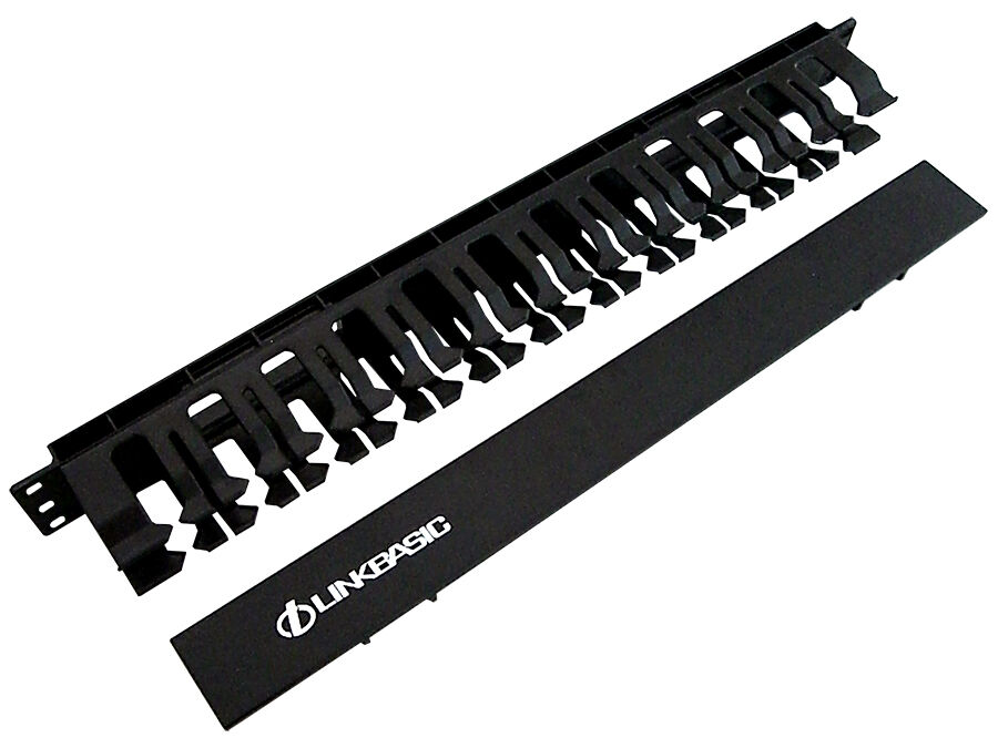 Linkbasic Front Cable Management Panel – 19-Inch Rack-Mount Type