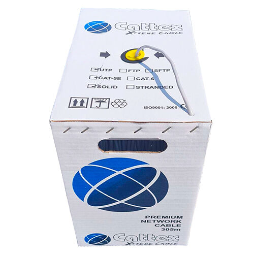 Cattex CAT5e Network Cable - 305M - Grey - Premium Range | CAT5E305S-P