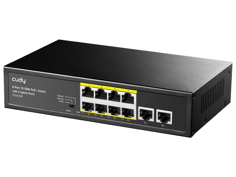 Cudy 10 Port with 8 Port PoE 115W Switch | CD-FS1010P