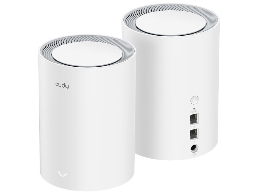 Cudy Dual Band WiFi 6 1800Mbps Gigabit Mesh 2 Pack | M1800 (2-Pack) | CD-M18002